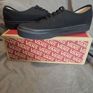 Vans Black Canvas Shoes